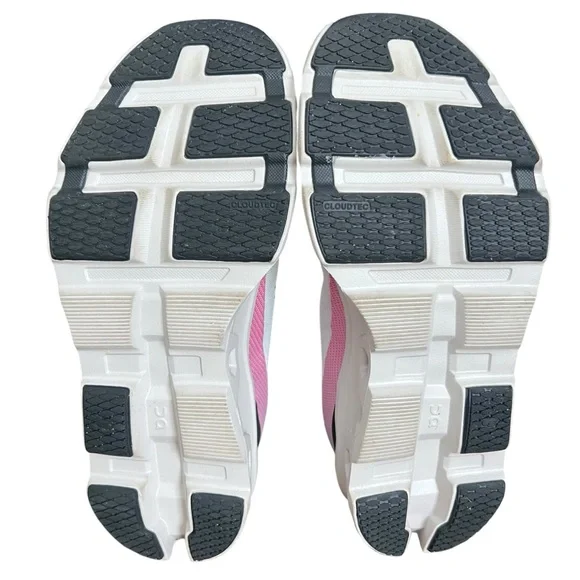 On Women’s Cloudmonster 2 Ivory Red Comfy Lightweight Running Shoes Size 9 - Picture 6 of 10